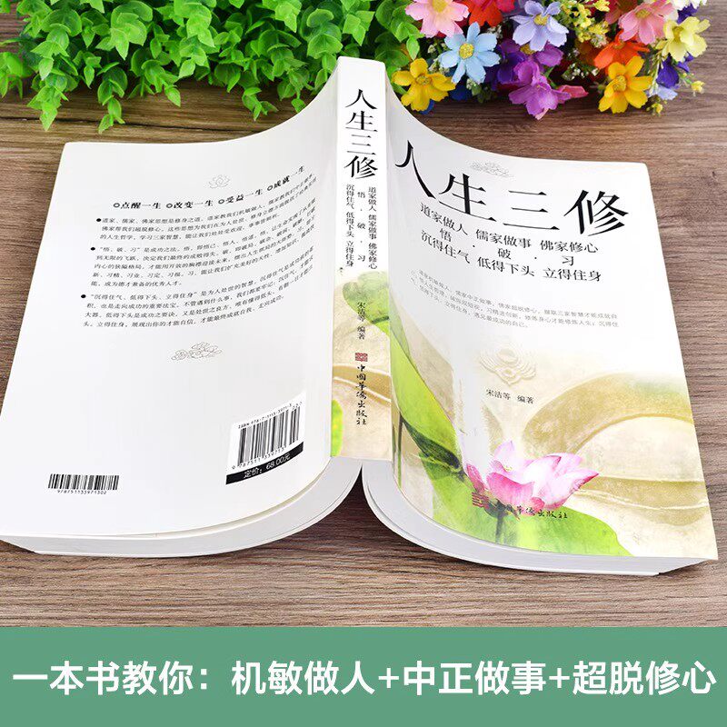 道家做人儒家做事佛家修心书籍静心修身养性人生三修中华传统文化说话做人办事为人处事的书与人交往国学修身养性励志书籍人生哲学,淘宝优惠券,粉丝福利购,淘宝优惠卷