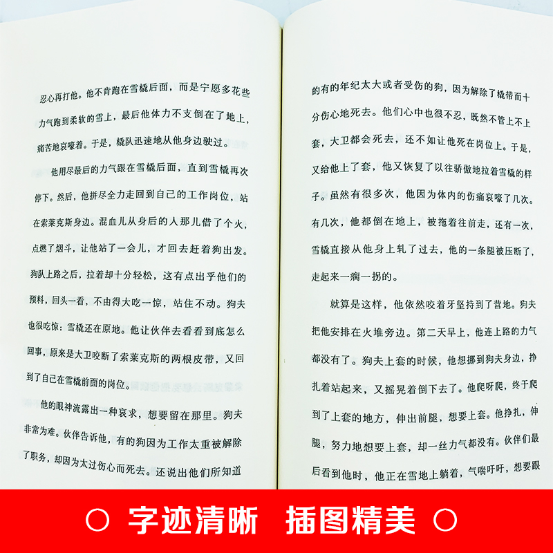 野性的呼唤中文版杰克伦敦世界名著外国文学外国现当代文学荒野的呼唤四五六年级必读课外书经典书目初中生高中生课外阅读名著书籍 - 图3