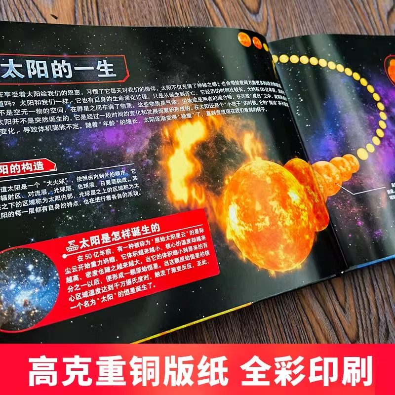 宇宙探索大揭秘太阳系家族正版图书 搭载AR软件 星际大百科的有声阅读 三维高精度模型复原宇宙万物尽收眼底 儿童知识科普书籍 - 图1