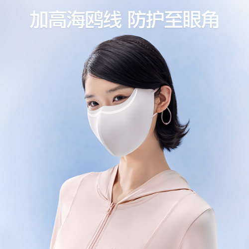 SIINSIIN防晒口罩女防紫外线2026新款透气冰皮遮阳骑行面罩脸基尼 - 图3