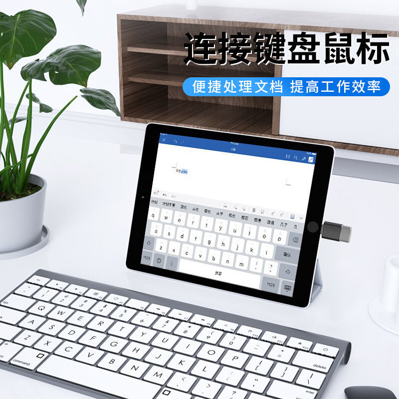 适用于苹果OTG转接头ipad pro外接U盘lightning读取USB优盘转换器iPhone手机连接线lighting插IOS13平板OGT - 图1