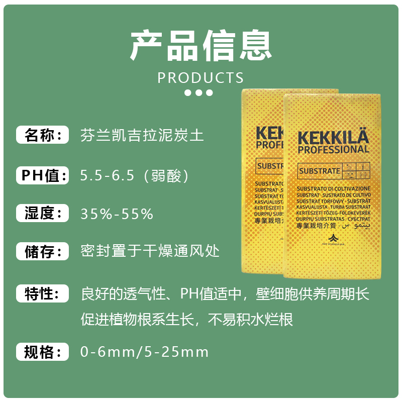 通用型有机营养土芬兰进口苔藓泥炭土养花专用土非品氏兰花专用土-图2