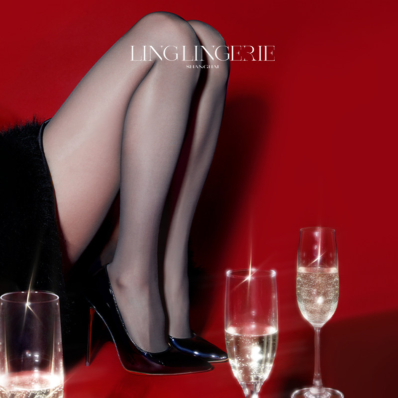 绫新品「凝脂&trade 3d微光款连裤袜 绫天生丝滑连裤袜/打底袜