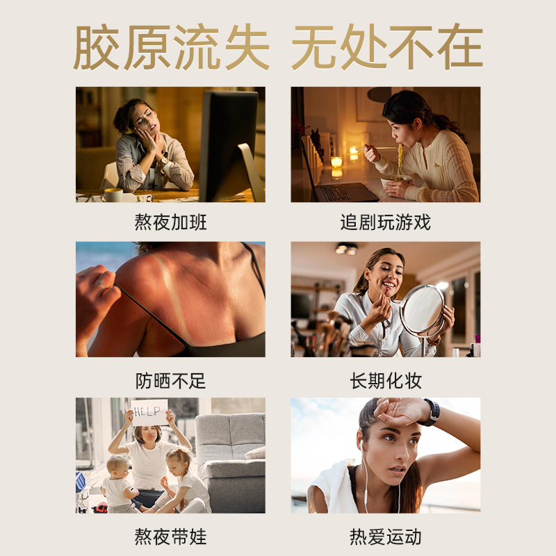 Newroots加拿大进口深海鳕鱼胶原蛋白肽胶囊口服淡斑内调小分子肽