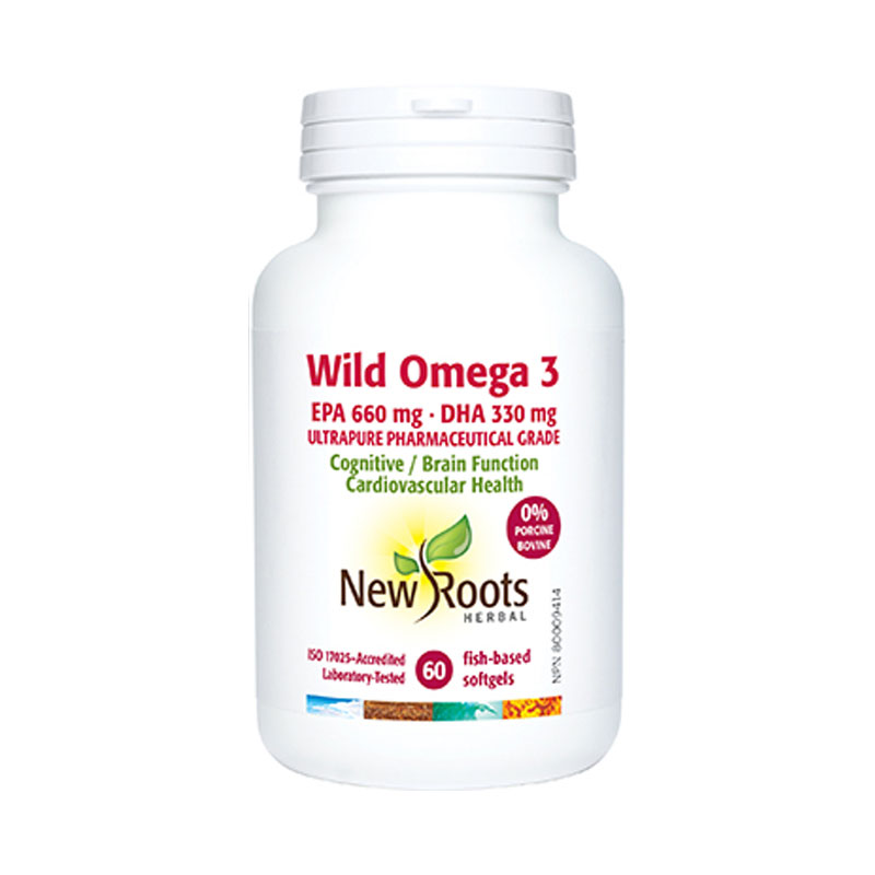NewRoots进口深海鱼油软胶囊Omega3欧米伽中老年血管血脂990mg