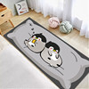 Guilloman home bedroom modern simple crystal velvet
