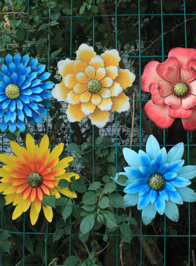 壁挂件向日葵布置美式风装饰品