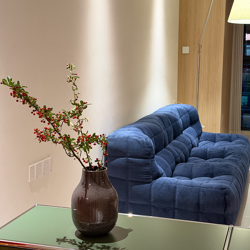 华夫格鹿岛沙发卧室客厅沙发懒人休闲躺单人双人沙发椅毛毛虫沙发,淘宝优惠券,粉丝福利购,淘宝优惠卷