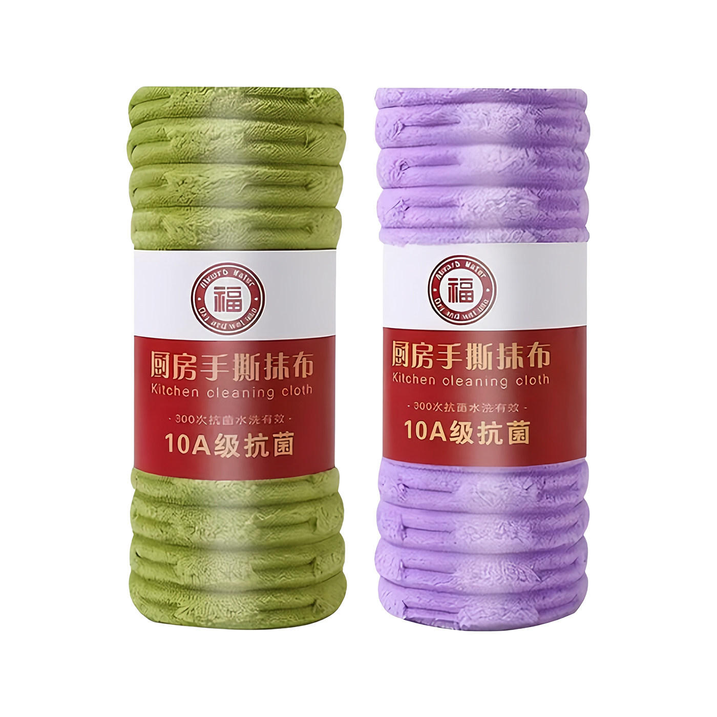 竹节绒厨房清洁懒人手撕抹布月抛周抛强吸水