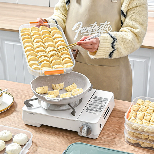 Коробка для пельмени Drunner's Dumpling Home Food Grade Frozen Sweeing Fresh Fresh Frozen Kitchen Box