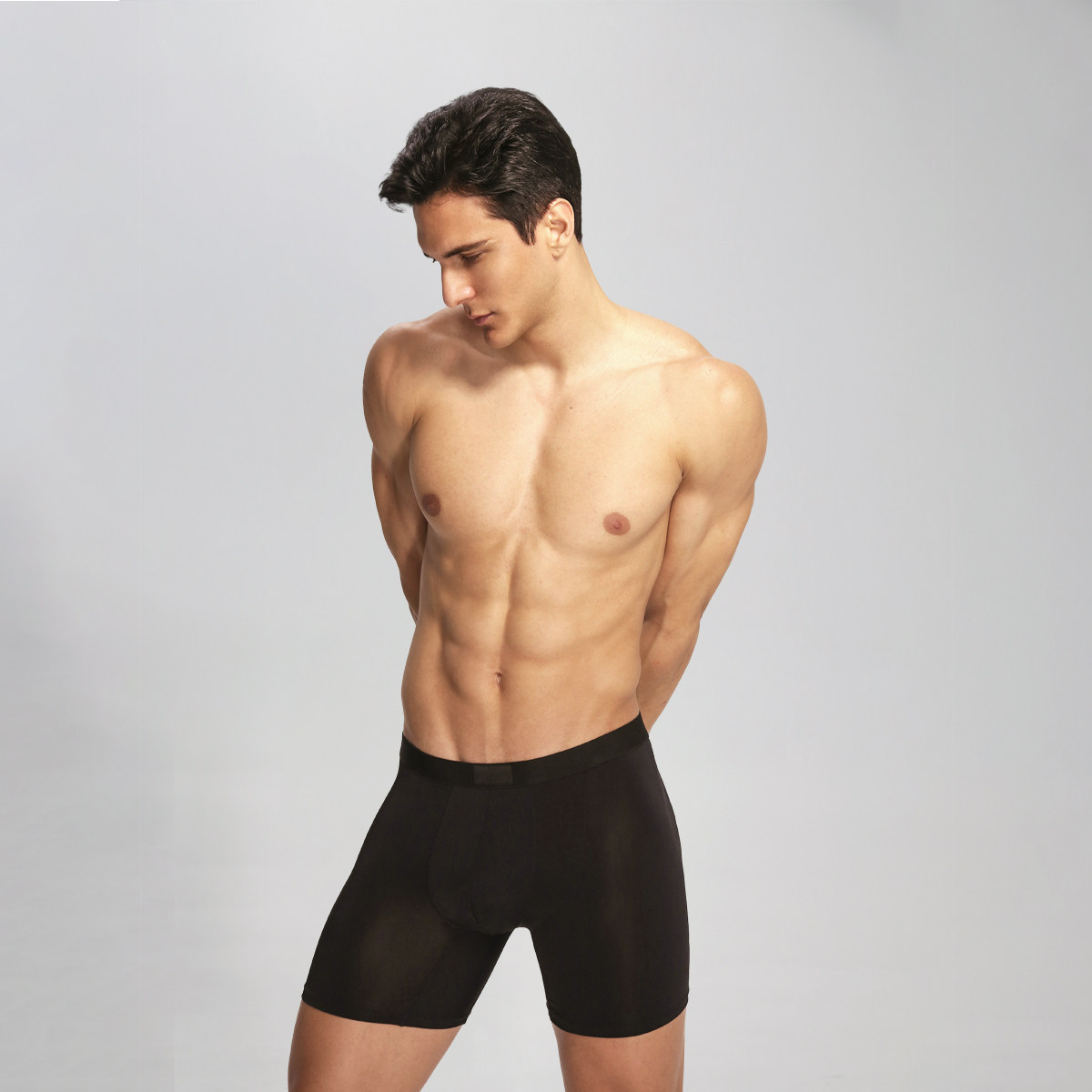 P6 SEMI SEXY 脉动-X系列平角内裤防磨腿凉感冰丝男士运动内裤,淘宝优惠券,粉丝福利购,淘宝优惠卷