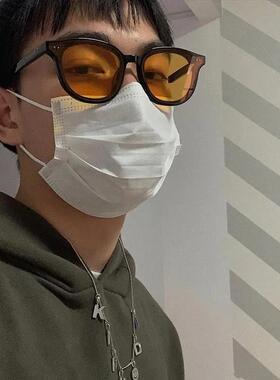 黑框茶色墨镜女高级感ins网红款2025年新款潮大脸显瘦太阳眼镜