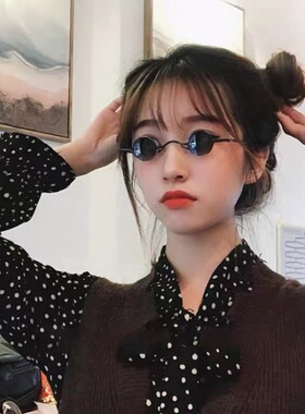 复古圆形墨镜男士太阳镜开车专用圆框小镜片太子镜伴郎眼镜男款潮