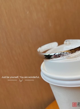 香港正生经典女纯银莲花心经开口