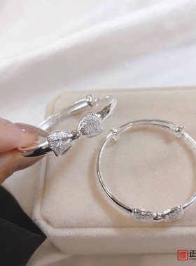 香港正生s999足银手镯