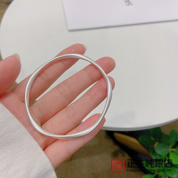 ຮ່ອງກົງ Zhengsheng ເງິນບໍລິສຸດ 999 ປິດMöbius Ring Bracelet ການອອກແບບວັດຖຸບູຮານຄົນອັບເດດ: ແມ່ຍິງງ່າຍດາຍສາຍແຂນອະເນກປະສົງ