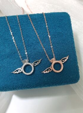 香港正生纯银ss925足银项链