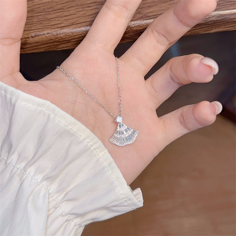 公主的裙摆S925纯银裙子项链女轻奢小众高级感百搭送女友生日礼物,淘宝优惠券,粉丝福利购,淘宝优惠卷