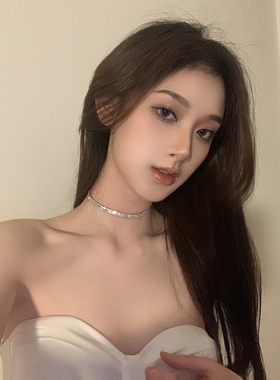 BXA锆石项链简约夏季锁骨链