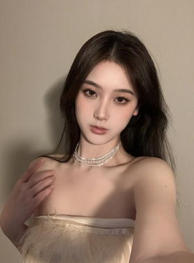 BXA双层锆石珍珠项链清纯