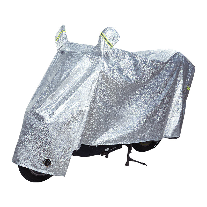 爱玛爱琪Q601电动车防晒防雨罩加厚防尘电瓶车遮雨车衣自行车雨衣 - 图3