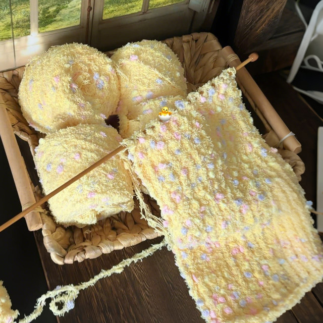 If happiness is a scarf, I will knit it very long