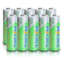 10PCS PKCELL AA 2200MAH battery 1 2V NIMH aa Rechargeable Ba