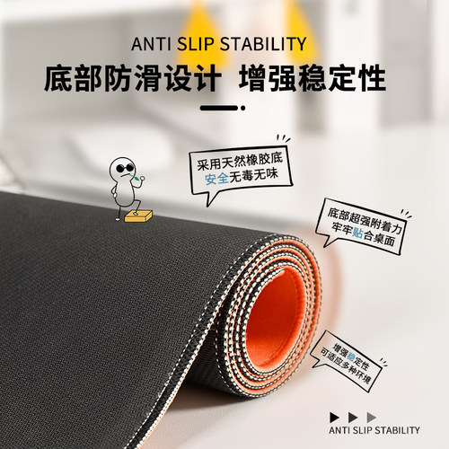 鼠标垫超大女生办公猫咪可爱卡通创意办公桌垫定制电脑键盘书桌垫 - 图1