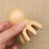 График массажа головы меридианы зазоры и сухожилия, чтобы поднять стержни и осьминог расческа