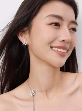 OUBIYABI欧比雅比【星云系列】繁星气泡珠珠抽拉毛衣链/耳钉首饰