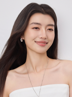 梦娜同款OUBIYABI欧比雅比星云长款毛衣链项链耳钉耳圈耳饰轻奢女