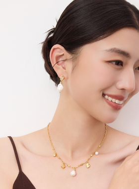 OUBIYABI欧比雅比假日多吊坠项链花朵手链耳饰圣诞礼物轻奢衣橱