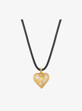 欧比雅比臻心爱心吊坠项链