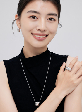 OUBIYABI欧比雅比织光重工金属拉丝编织戒指气质轻奢手饰设计感