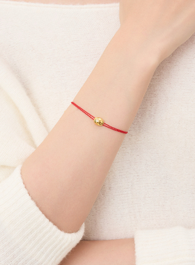 欧比雅比OUBIYABI焦点红绳本命年手绳手链女华子本命年生日礼物