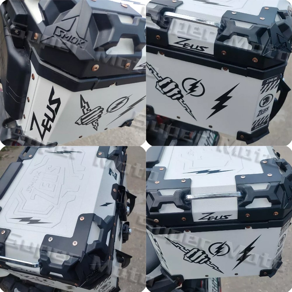 适用摩托车头盔 ZEUS贴纸改装全盔个性防水贴花装饰划痕贴画拉花 - 图3