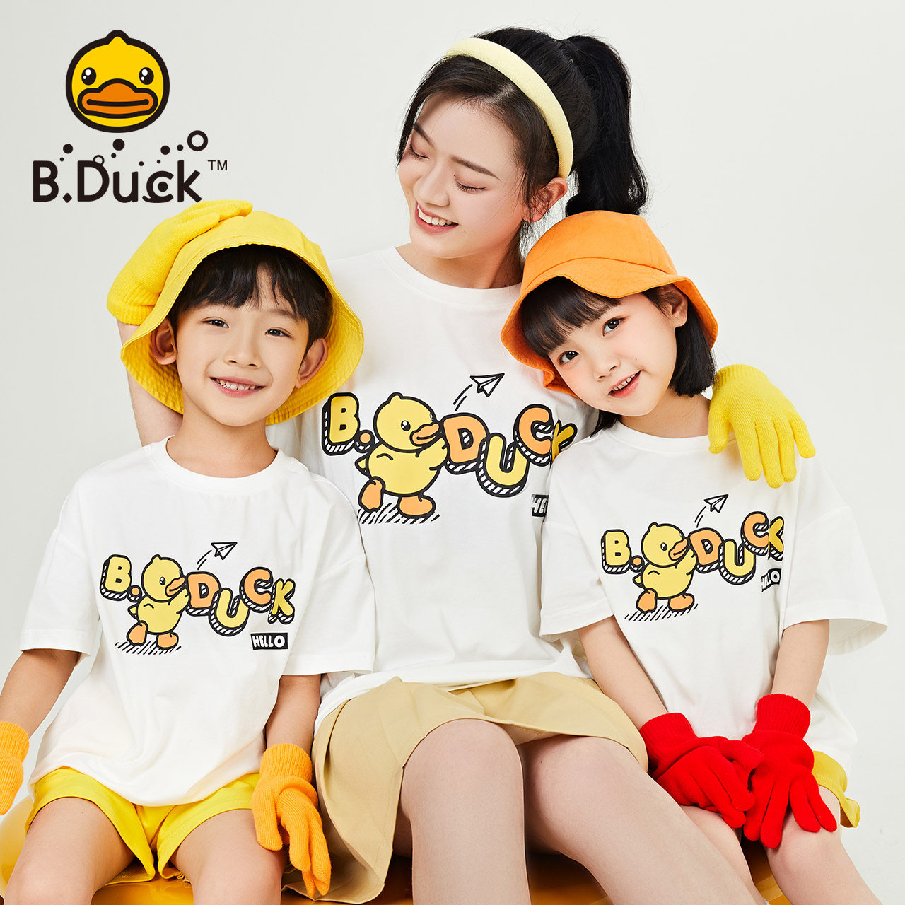 【亲子装】bduck小黄鸭童装儿童t恤 bduck童装T恤