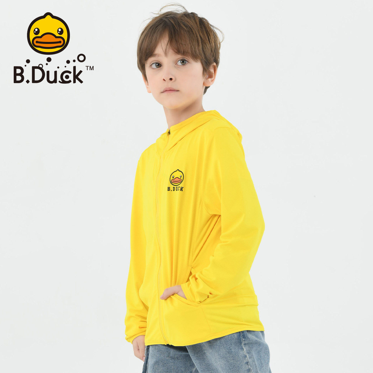 【亲子装】bduck小黄鸭童装潮速干衣 bduck童装亲子装/亲子时装