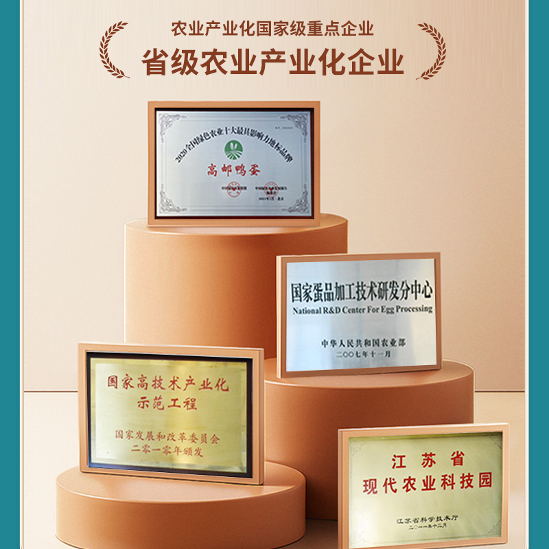 高邮特产咸鸭蛋正宗流油整箱江苏省非遗咸鸭蛋80g*20枚流油包邮 - 图2