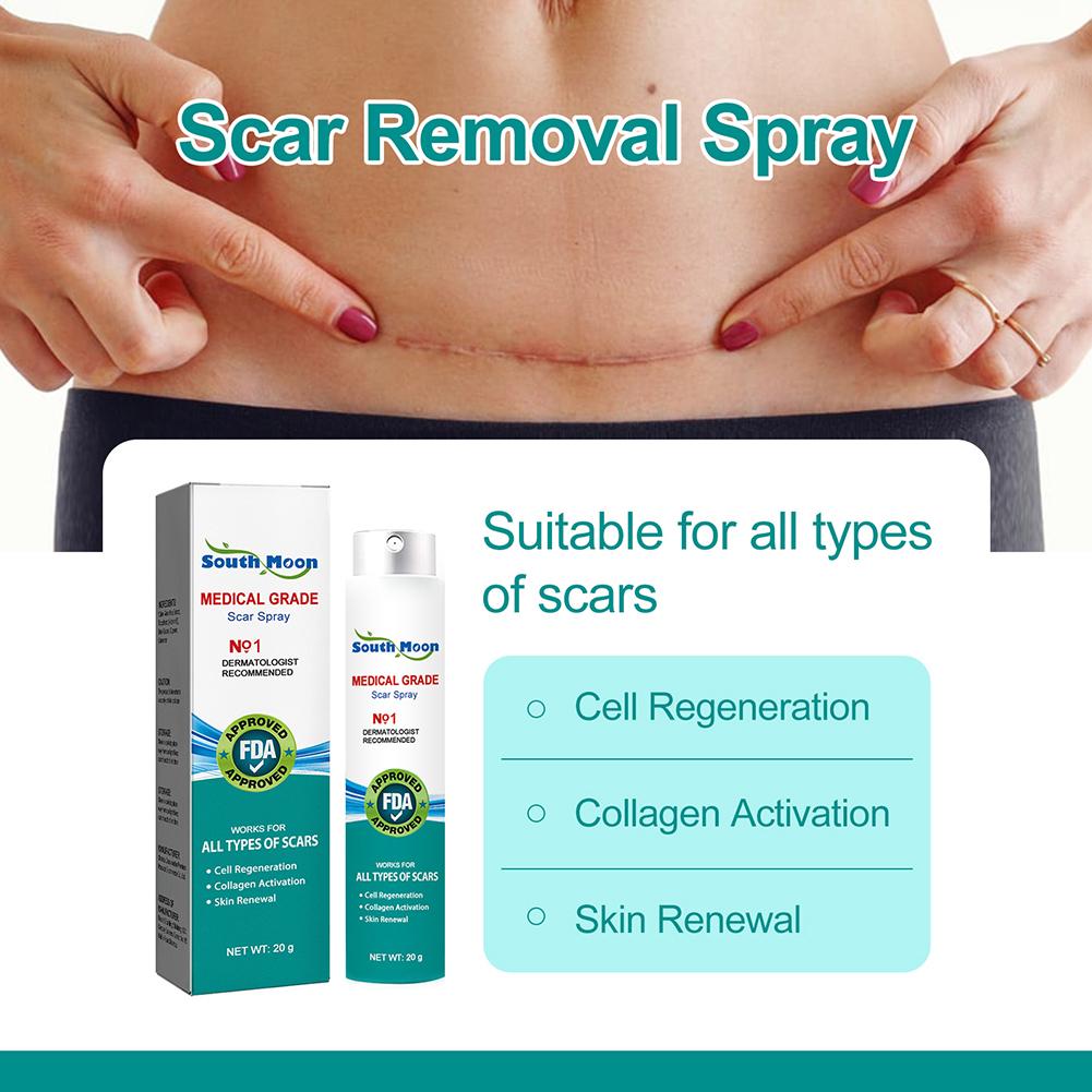 2X Scar Removal Spray Fade Scar Cream Gel /Repair Cream Remo - 图0