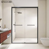 Shenglia one-shaped sliding door shower room with narrow frame