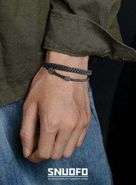 冷淡风手链男士高级感蹦迪嘻哈