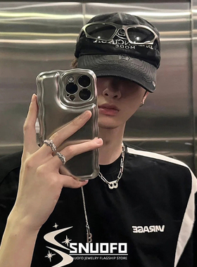 暗黑风灰烬美式复古戒指