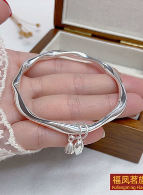 原创设计女银饰正生莫比乌斯手镯