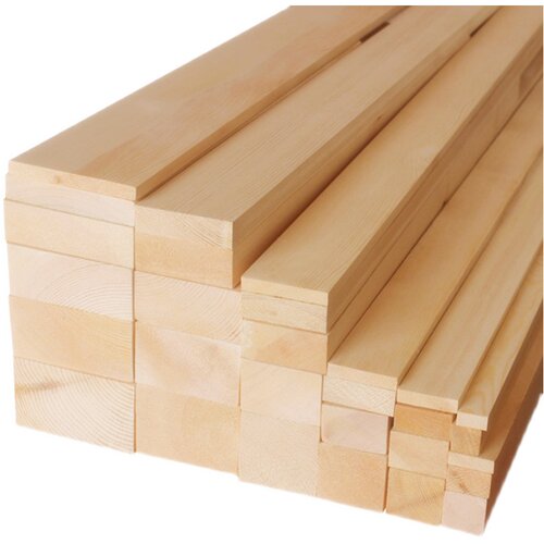 定制整张松木实木板条原木木方木条床板条置物架书桌板隔板楼梯板 - 图3