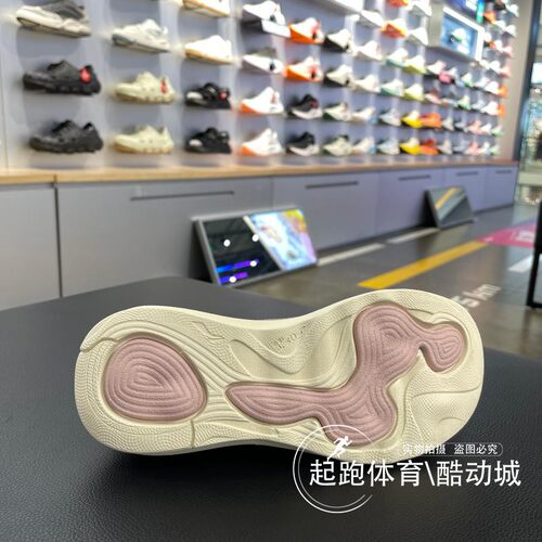 李宁女子2025春SOFT GO 2 KNIT一体织柔软舒适潮流休闲鞋 AGLV018 - 图2