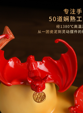 福禄绵长轻奢客厅葫芦摆件送礼