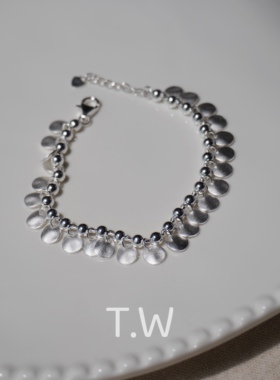 925银民族风流苏手链女