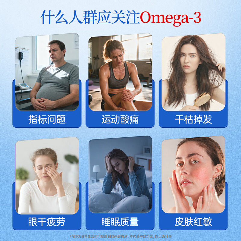 【自营】金凯撒深海鱼油omega3成人用95%高纯度中老年人DHA软胶囊
