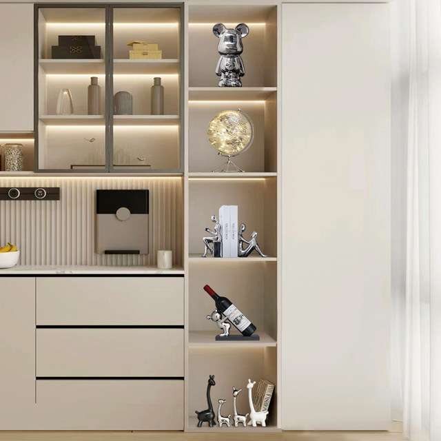 Light luxury violent bear living room TV cabinet